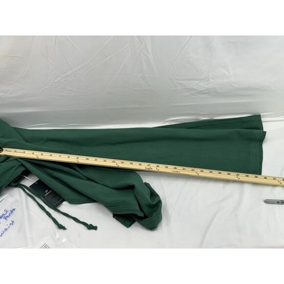 New purpearl green wide leg pants large - Picture 10 of 11